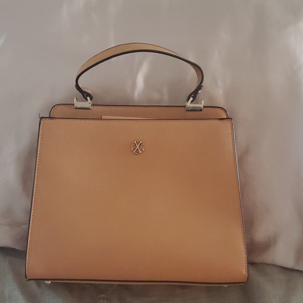 Tan handbag